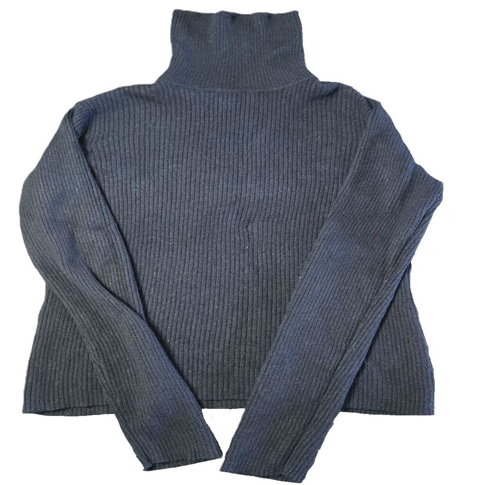 A.Giannetti Size Small Womens Black 100% Cashmere Turtle Neck Sweater